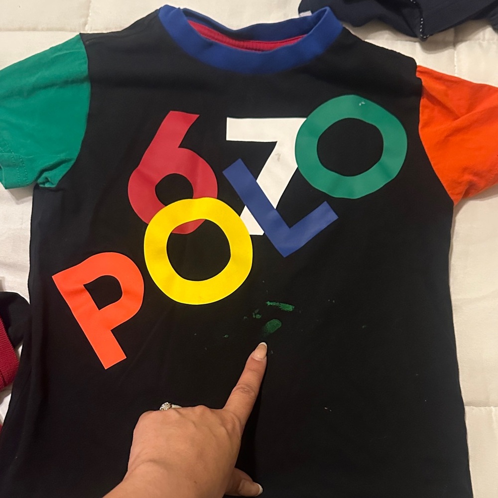 Polo by Ralph Lauren Kids Multicolor Graphic Tee